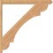 Ekena Millwork Olympic Arts & Crafts Smooth Outlooker, Western Red Cedar, 5 1/2"W x 48"D x 48"H OUT06X48X48OLY03SWR - alternate 3